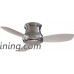 Minka-Aire F518L-BN Concept II LED Brushed Nickel 44" Flush Mount Modern Ceiling Fan with Remote  Brushed Nickel (LED Light) - B06WRSMW89